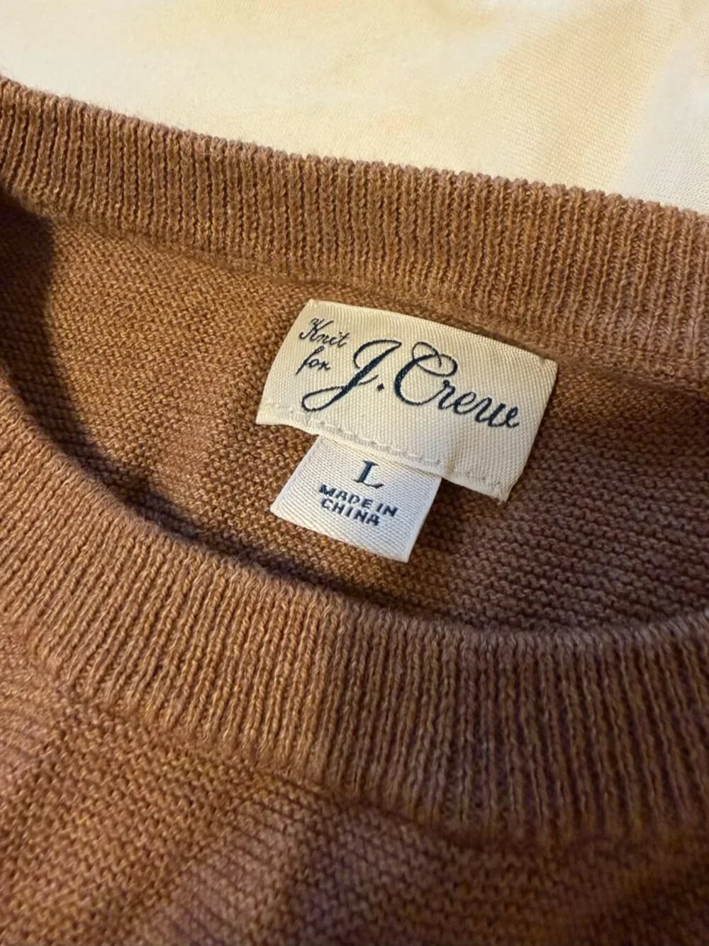 J. Crew Striped 100% Cotton Striped Sweater